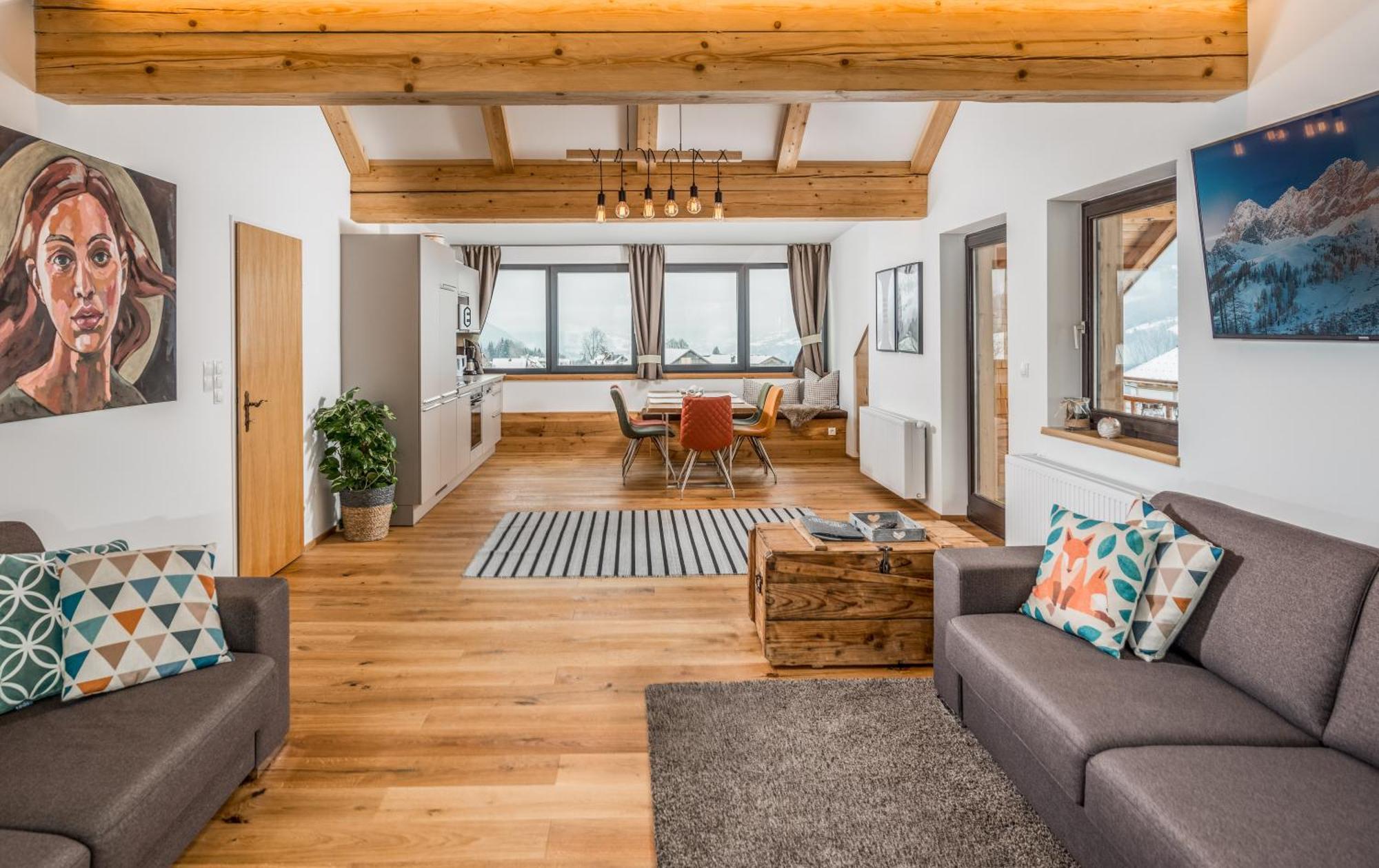 Naturchalet Hoeflehner - Heimgefuehl & Ruhelage An Loipe & Wanderweg Рамзау ам Дахщайн Екстериор снимка